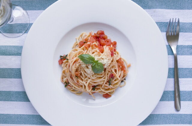Spaghetti al pomodoro: veganský recept